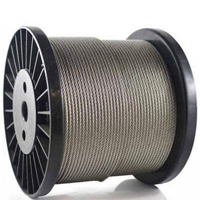 Harga yang bagus Konstruksi Tali Kawat Baja IWRC 6x19 Tali Kabel Baja Galvanis 1/8