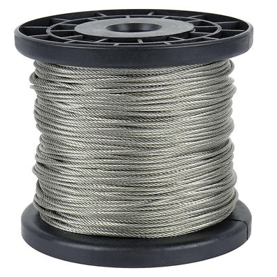 Harga yang bagus Kabel Pesawat 1/8 inci terbuat dari Tali Kawat Baja Tahan Karat 7x7 dengan Konstruksi Standar AiSi on line