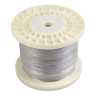 Harga yang bagus 6*24 Steel Kabel Tali Kawat 6x24 ss304 ss316 Inox Kabel stainless steel kawat tali untuk aplikasi tugas berat on line