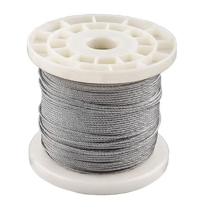 Harga yang bagus Customization Diameter Stainless Steel 316 Wire Rope 1x7 ss304 ss316 Kabel Inox untuk Kebutuhan Kabel Gym on line