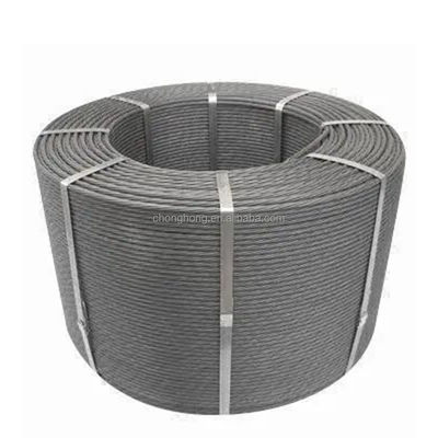 Harga yang bagus 15.24mm PC Steel Strand Wire Rope untuk Toleransi Beton Prestressed ± 1% dan bobot 1.8-2.1mts on line