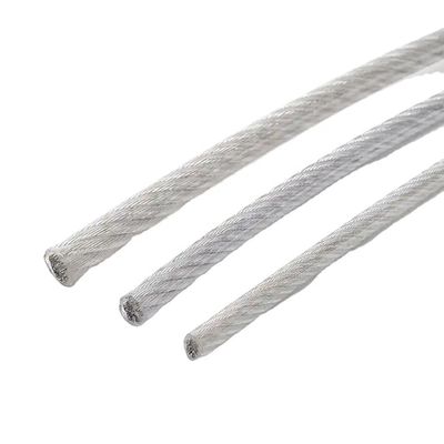 Harga yang bagus 7*1 Bending PVC Coated Galvanized Aircraft Cable Steel Wire Rope 1x7 1/4