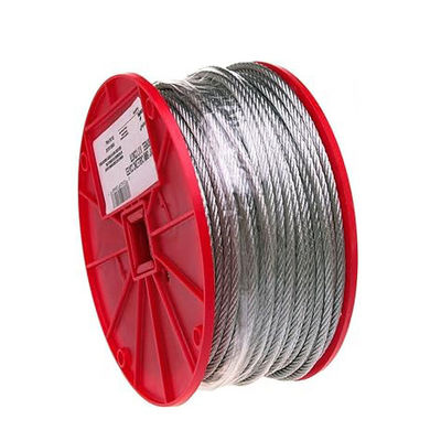 Harga yang bagus 7*7 5.0mm Galvanized Steel Wire Rope Galvanized Aircraft Cable AISI 304 Stainless Steel Dalam Layanan Pengolahan Lainnya on line