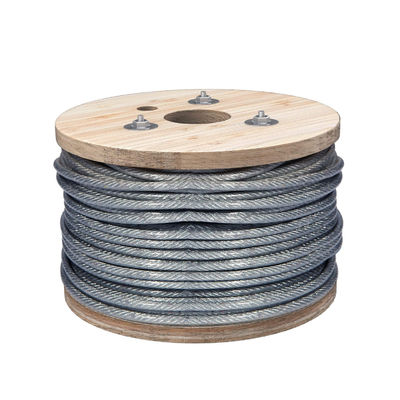 Harga yang bagus 10mm 7X19 AISI 304 Baja tahan karat Hot DIP Kabel Pesawat Galvanized Steel Wire Rope dengan Toleransi ± 1% on line