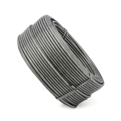 Harga yang bagus Kabel Pesawat Galvanis 7X19 Kabel Kawat Baja Kekuatan Tinggi dengan Penerimaan OEM Baja Tahan Karat 304 on line