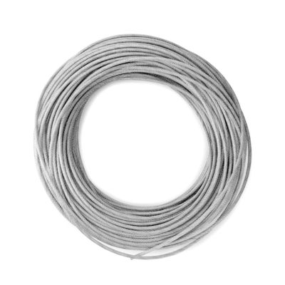 Harga yang bagus Kabel Kawat Baja Tahan Karat 304/316 7X7 Digunakan Dalam Kabel Pesawat Galvanis Dengan Toleransi ±1% Dan OEM on line