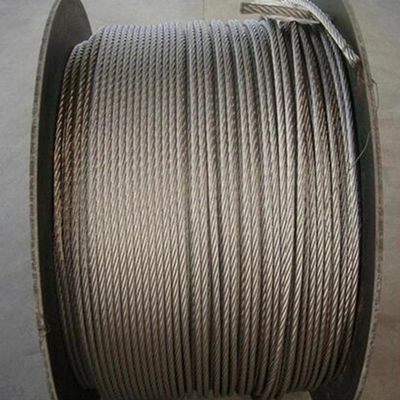 Harga yang bagus Kabel Inoc 6x19 FC Kabel Baja Tali 6mm 8mm Tali Kawat Baja Rinsless dengan Toleransi Konstruksi ± 1% on line
