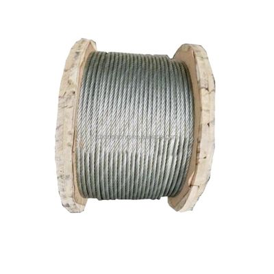 Harga yang bagus Kabel Pesawat AiSi 7x19 Standar MIL-DTL-83420 Kabel Baja Tali Kawat 1/8'' Tali Kawat Galvanis Celup Panas on line