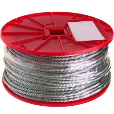 Harga yang bagus 7x19 Mil-Sepc-DTL-83420 Kabel Pesawat Galvanis Kabel Baja Kabel Tali Kawat 1/4 