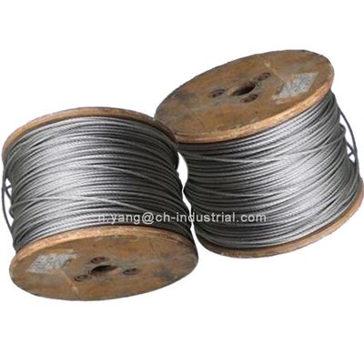 Harga yang bagus Kabel Baja 7x7 500 kaki Dengan Inti Baja Tali Baja 1/16