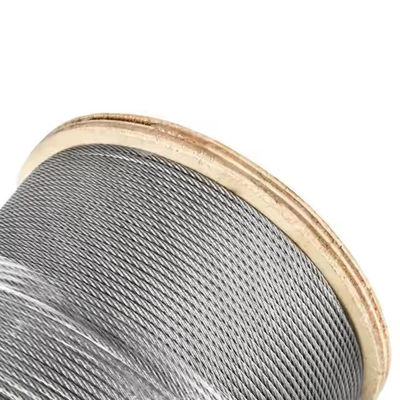 Harga yang bagus DIN Standard 6x25fi 6x29fi 6mm-50mm Galvanized Steel Wire Rope untuk Crane yang terbuat dari Carbon Steel on line