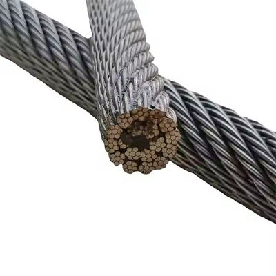 Harga yang bagus DIN Standar Galvanized Steel Wire Rope Untuk Mesin Konstruksi Teknik Kelas Karbon Steel on line