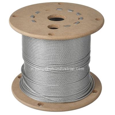Harga yang bagus 5000ft 7x7 Galvanized Aircraft Wire Rope Cable 3/32