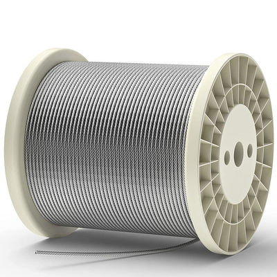 Harga yang bagus Kabel Pesawat Baja Tahan Karat T316 7x7 Tali Kabel Baja untuk Sistem Pagar Dek 7*7 1/8