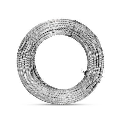 Harga yang bagus Cold Heading AISI SUS304 Steel Wire Rope 7X19 Diameter For Heavy Duty Applications on line
