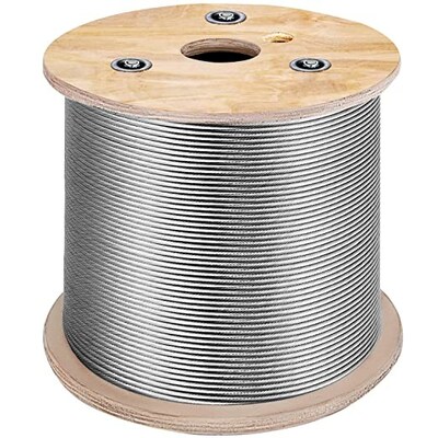 Harga yang bagus Tipe 316 Tali kawat baja tahan karat dengan 1x19 Konstruksi untuk kabel rel on line