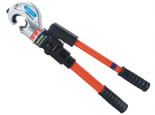 Harga yang bagus CYO-410H 35-300mm2 Alat Crimping Pipa Hidrolik Mandiri Kepala Crimping Lug Kabel Kopling Cepat Pompa Oli 700bar on line
