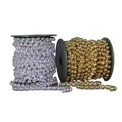 Harga yang bagus 4mm Ball Chain Produsen Metal Berwarna Customized Ball Chain Untuk Perhiasan Membuat Tag Chain on line