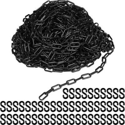 Harga yang bagus Rantai Plastik Bintang Keamanan Rantai Penghalang Rantai Keamanan Rantai Rantai Rantai Keamanan Untuk Pengendalian Kerumunan Baris Parkir Dekorasi Jalan Raya ( Hitam) on line