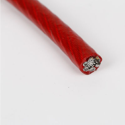 Harga yang bagus Kabel Tali Baja Galvanis 7x7 / 7x19 PVC Dilapisi Tali Kawat Baja Pengukur Kawat 5/32 inci hingga 7/16 inci untuk Kondisi Berat on line