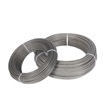 Harga yang bagus 100ft Coils Steel Wire Rope 7*19 3/32