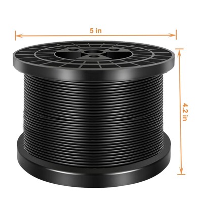 Harga yang bagus Tali Baja Karbon Berlapis PVC dengan Konstruksi 7x7 / 7x19 untuk Aplikasi Industri on line