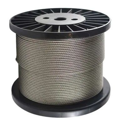 Harga yang bagus En12385-5 6x19+ FC / 8x19S+FC IWRC Tali Kawat Baja 8~16mm Untuk Lift KABEL PENGANGKAT Tali Kawat Baja Galvanis on line