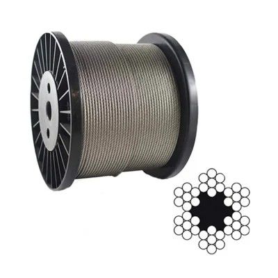 Harga yang bagus Tali baja tahan karat 3/16