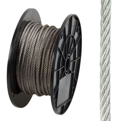Harga yang bagus Tali Kabel Baja 6-60mm Tali Lempar Kawat Cerah Kawat Baja Ungalvanized Kawat Kawat Dengan Minyak Hitam on line