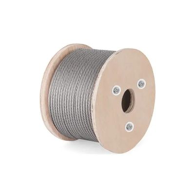 Harga yang bagus Si Kandungan % 1.0 AISI304 AISI316 7x19 Steel Kabel Tali Inoks Kabel 2mm Untuk 12mm Ss304 Ss316 Kelautan Stainless Steel Wire Rope on line