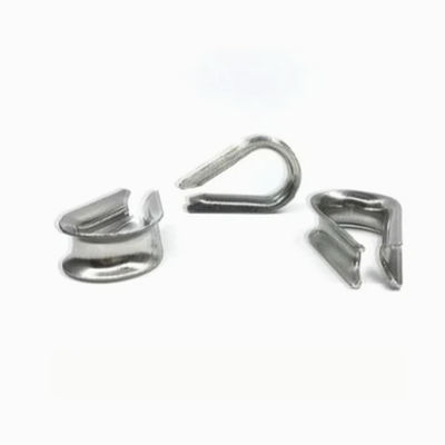 Harga yang bagus 12PCS M10 Stainless Steel Thimble for Pull-Line Fitting and 3/8 Inches Diameter Wire Rope on line
