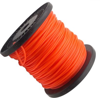 Harga yang bagus 0.95 inci Grass Trimmer Spool Line String Trimming Line Nylon Steel Wire Core Brush Cutter Line on line