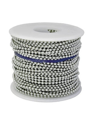 Harga yang bagus Rantai Kalung Bola Logam Baja Tahan Karat Gulungan Rantai Manik-manik on line