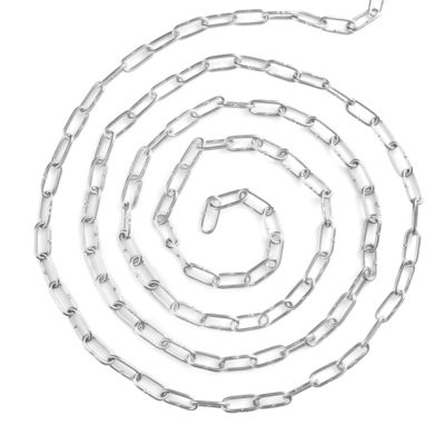 Rantai Baja Tahan Karat Tugas Berat dengan Ketahanan Karat dan Korosi Beban Kerja Aman dan Desain Rantai Panjang Tertutup Dua Ujung