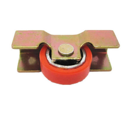 Harga yang bagus Roda Nilon Katrol Pintu dan Jendela Galvanis V Groove Roda Jendela Geser Lapis Seng Untuk Panama on line