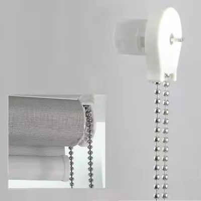 Harga yang bagus Wholesale Roller Shade Components 4.5*6mm Roller Blind Ball Chain Metal Bead Chain for Blinds on line