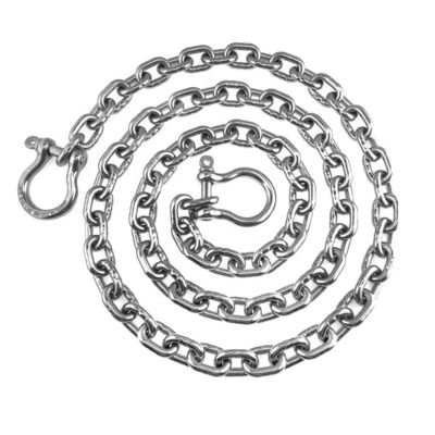 Harga yang bagus Marine Hardware Accessories Stainless Steel Link Chains DIN766 Anchor Chains on line