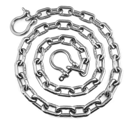 Harga yang bagus Marine Chains Electric Resistance Welding 316 Stainless Steel Anchor Chain for Boats Heat Resistant on line