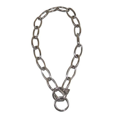 Harga yang bagus Wholesale 304 Stainless Steel Pet Dog Training P Chain Necklace Dog Collar on line