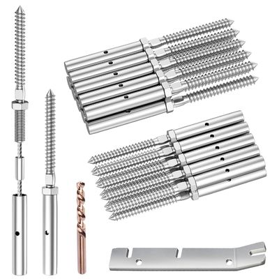 Harga yang bagus Penegang Rel Kabel Baja Tahan Karat 316 untuk Pagar Dek on line