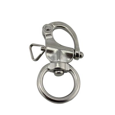Harga yang bagus 316 Stainless Steel Swivel Eye Snap Shackle 20x65mm on line