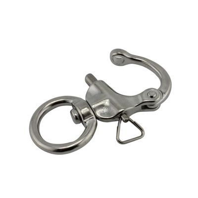 Harga yang bagus 316 Stainless Steel Swivel Shackle dengan Safety Bolt Pin on line
