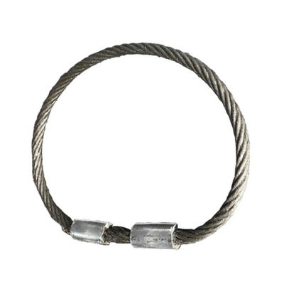 Harga yang bagus Galvanized Steel Wire Rope Lifting Sling Hand Rigging Slings dengan Jari untuk Crane on line