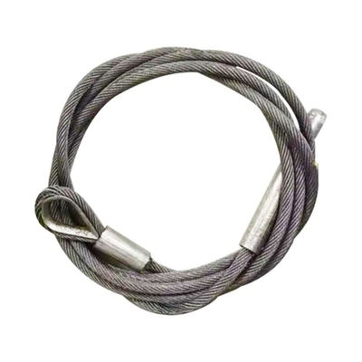 Harga yang bagus 6X36WS-IWRC Core GSWR Galvanized Steel Wire Rope Lifting Sling dengan Thumble di kedua ujung on line