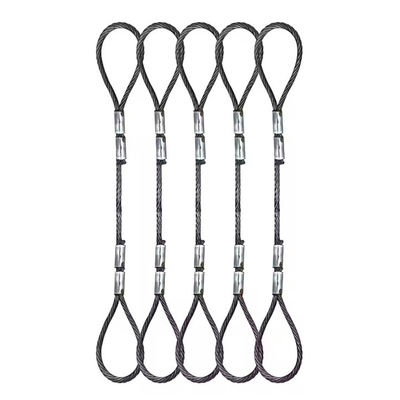 Harga yang bagus Galvanis Steel Wire Rope Sling dengan ujung jari on line