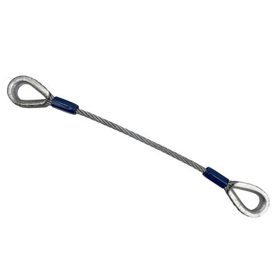 Harga yang bagus Tali Kawat Baja Galvanis dengan Ujung Gelung on line