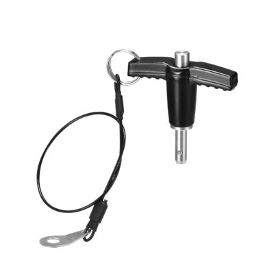 Harga yang bagus Pin Pelepas Cepat Gagang T dengan Tombol Tekan untuk Penguncian Bola yang Tahan Lama dan Aman on line