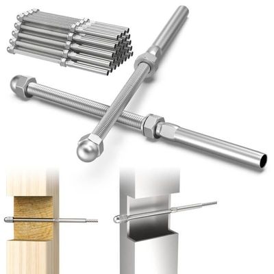 Harga yang bagus Stud Swage Kelas Laut dengan Kekuatan Tarik Tinggi dan Ketahanan Lelah untuk Sistem Pagar Kabel on line