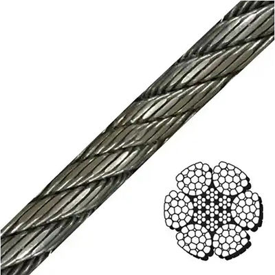 Harga yang bagus 35*k7 32mm High Strength Galvanized Steel Wire Rope for Oil & Gas Hoist and Crane Applications on line
