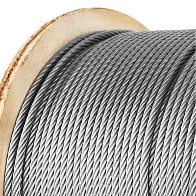 Harga yang bagus 7x19 Strand 316 Steel Wire Rope 3mm Diameter Kabel Perikanan Marinir on line